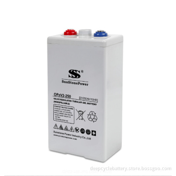 Tubular Lead Acid Battery Opzv 2V250ah for Solar System